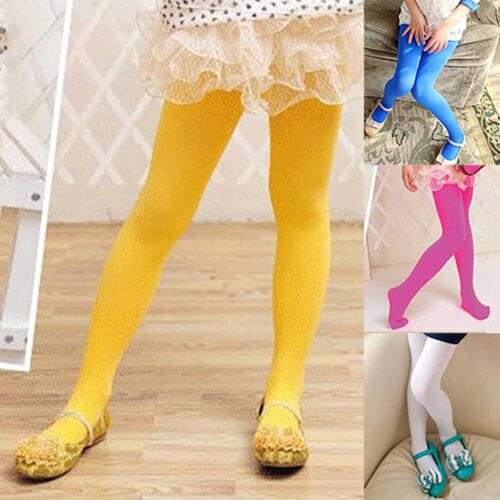 Girls Kids Tights Lot Color Pantyhose Stockings Soft Stretch Velvet Ballet Socks