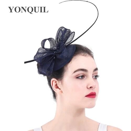 Cocktail Wedding Hair Fascinator Hat Hair Clip Bridal Eleagnt Mariage Chapeau Cap Hair Clip Ladies Elegant Party Tea Headpiece