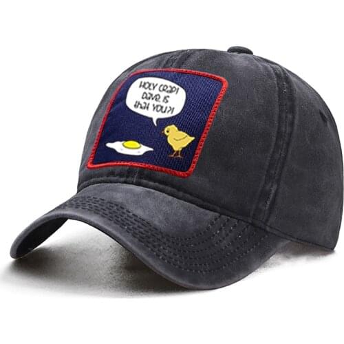 Chicken And Egg Holy Crap! Dave- Is That You Baseball Cap Dad Trucker Snapback Solid Hat Woman Berets Ponytail Caps Gorras Hats