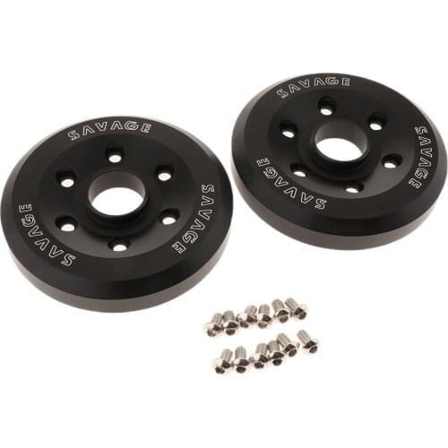 6 Holes Motorcycle Exhaust Muffler Tip End Cap Covers with Screws for BMW R NINE T 14-16 (Black)