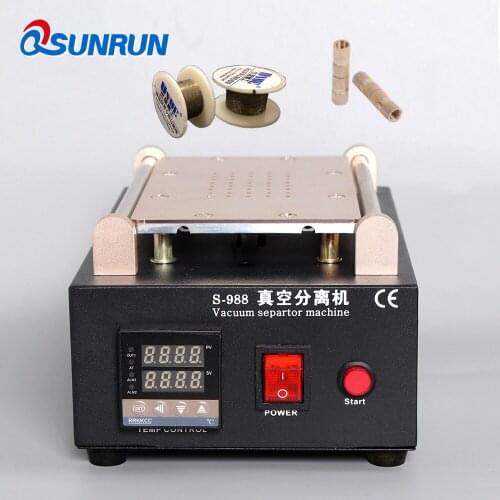 Latest Build-in Pump Vacuum LCD Separator Machine Screen Repair Machine Kit for iPhone for Samsung