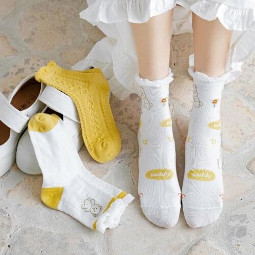 New Fashion Funny Anime Women Long Socks Breathable Cotton Cute Student Lolita Girl Underwear Summer Sport Female Long Socks