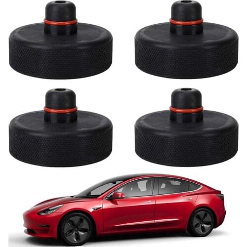Durable Rubber Chassis Jack Lift Point Pad Adapter For Tesla Model X/S/3