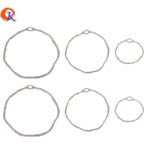 Cordial Design 100Pcs 42MM 36MM 22MM Jewelry Accessories/Rhodium Earring Findings/Hand Made/Zinc Alloy/Ring Shape/Jewelry Making