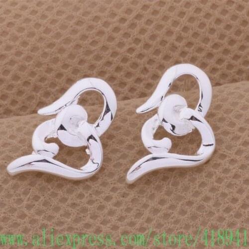 Silver Plated earrings , Silver Plated fashion jewelry , Modelling chic /enbaneia bodakfka AE455