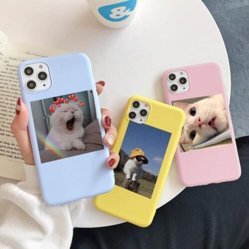 For Samsung Galaxy S8 S9 S10 S20 FE Note 20 Plus Ultra Pro A50 A70 A51 A71 A21S A31 A41 M31 A42 Cute Cat Silicon Case Cover Bags