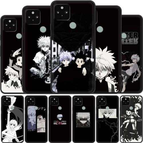Anime Hunter X Hunters Silicone Phone Case for Google Pixel 4 XL 4a 4G 5 Cover Soft TPU Cover Pixel 4a 5G Protector Cases Coque
