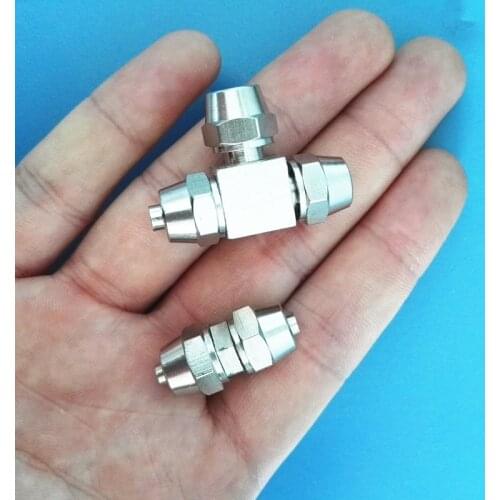 Stainless Steel Aquarium Co2 Connector Check Valve High Pressure DIY CO2 System Aqatic Accessories For Fish Tank Water Plant