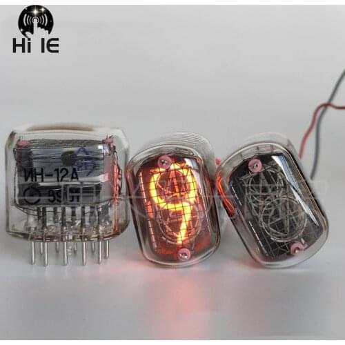 1Pcs New IN-12 IN12 Glow Tube For Glow Clock Nixie Digital LED Clock With Decimal Point
