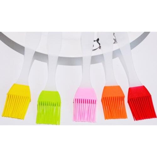 1pcs Cake Baking Barbecue Brush Home DIY Silicone Tools Eco-friendly Bread Oil Cream Cooking Basting Brush Silicon Kitchen Tools