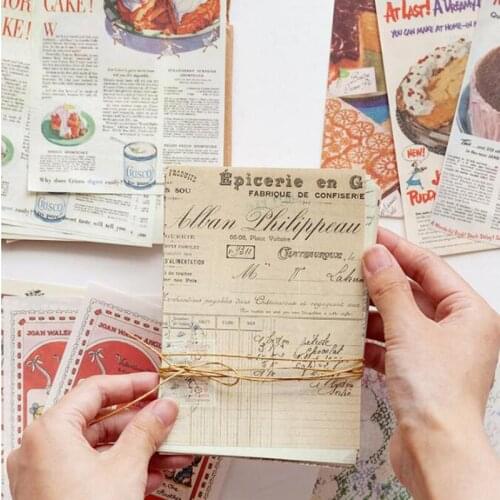 50sheets/Pack Handbook Diary Planner Decoration Paper Multipurpose DIY Scrapbooking Decoration Paper School Office Stationery