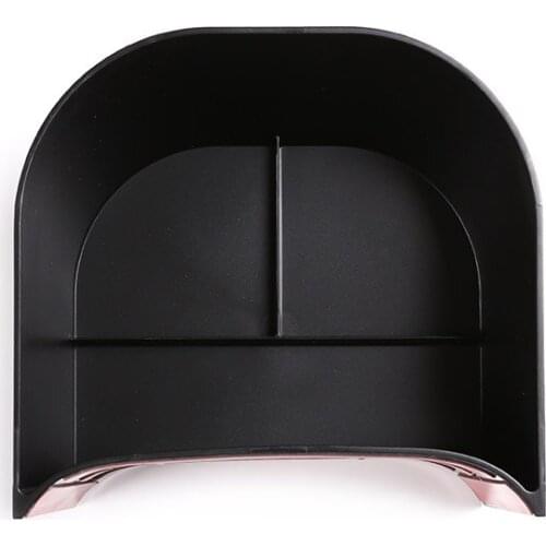 Car Accessories For Tesla Model 3 2016-2019 ABS Black Car Rear storage box Two-row sundries storage box Car Storage box