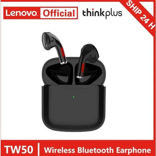 Lenovo thinkplus TrackPods TW50 Wireless Earphone Bluetooth 5.0 HIFI Headphone Noise Reduction With Mic Earbuds Sports Headset