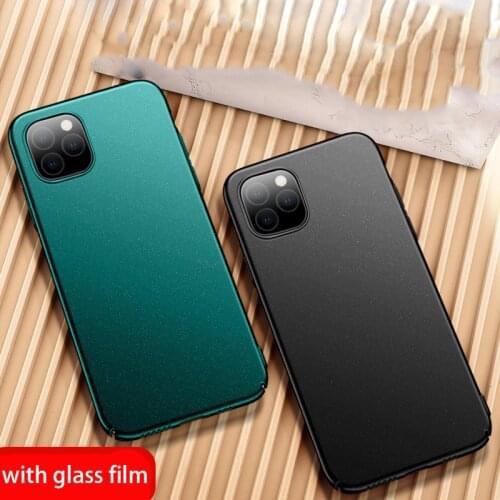 For iPhone 11 Pro Case Matte Original AIXUAN iPhone 11 Metal Plastic Magnetic Car Holder Cover For iPhone 11 Pro Max