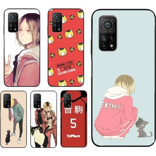 Kenma Kozume Haikyuu Nekoma Phone Case For Xiaomi Mi 10T Pro 11 Lite Ultra Mi A3 Note 10 POCO X3 M3 Pro F1 F2 F3 Cover