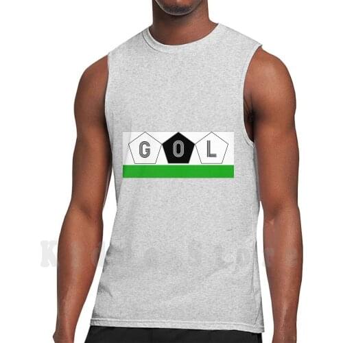 Gol Tank Tops Vest Sleeveless Soccer Abstract Design Soccer Ball Pentagon Football Pitch Grass Sports Sports Fan