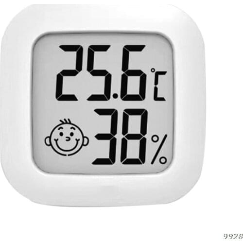 Intelligent Temperature and Humidity Sensor, Indoor Digital Thermometer and Hygrometer, LCD Screen