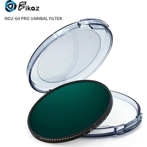 K&F CONCEPT ND2-ND64 Fader ND Filter 67mm 72mm 77mm 82mm NO "X" Spot Neutral Density Variable Filter for Nikon Canon Sony DSLR
