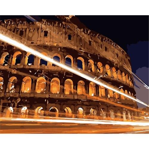 Ethereal Hello Beautiful Car Bus Oil Painting By Numbers Art Picture Acrylic Paint Drawing On Canvas For Couple Hand Painted