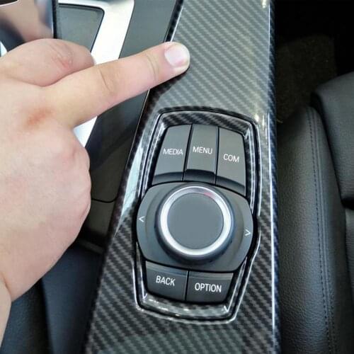 Car Window Lifting Regulator Cover For BMW 3 Series Carbon Fiber ABS Interior Multimedia Panel Cover Trim For BMW 3 Series