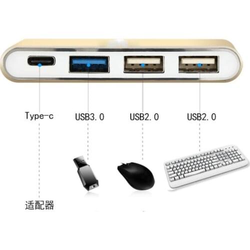 LBSC UBS 3.1 Type-C to USB 3.0 USB 2.0 USB-C HUB Adapter High Speed OTG Cable Converter for New MacBook Chromebook Pixel 2