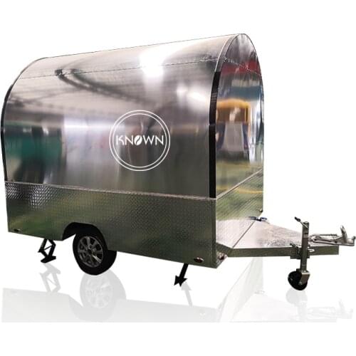 Best Selling Bbq Burger Coffee Food Trailer Stainless Steel Mobile Food Truck