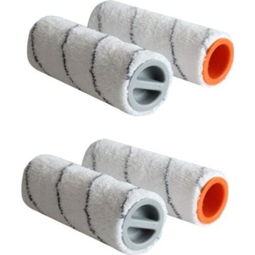 New 4pcs Sweeper Cleaner Roller Brush Main Brush for KARCHER FC3 FC5 Cordless Vacuum Hard Floor Sweeper Cleaner Rolling Brushes