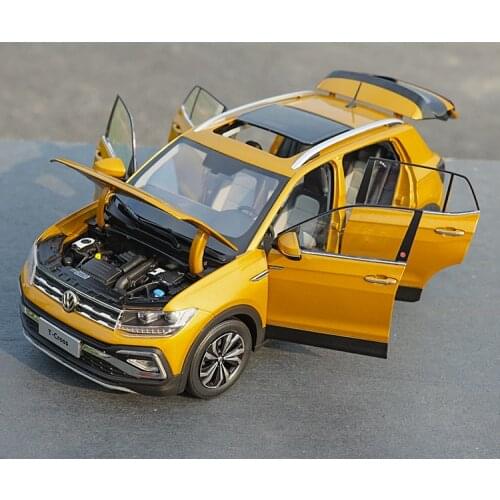 Factory Authentic Kids Toy Model For 1:18 Saic VW T-Cross New TCROSS 2019 High Simulation Diecast SUV Scale Model For Gift