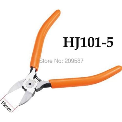5" Plastic Wire Cutter Pliers Fine finished,griding,black-plated HJ101-5
