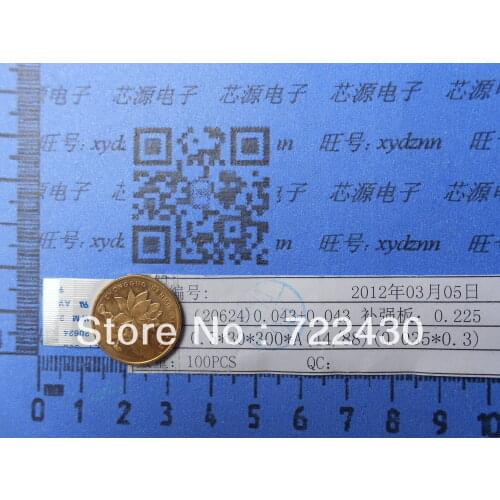 30PIN, FFC/TTL flat line, soft wire, spacing of 0.5MM, 300mm A, Flexible Flat Cable