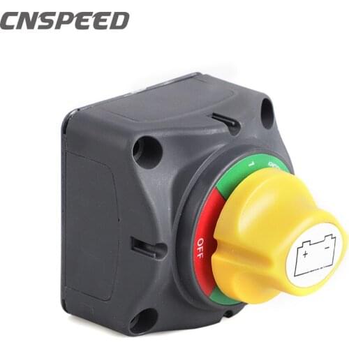 Fit for Car/Vehicle/RV/Boat/Marine 20 Battery Power Cut Off Kill Switch 12-60V 3 Position Disconnect Isolator Master Switch