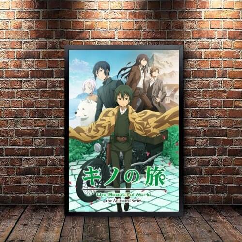 Kinos Journey:the Beautiful World- the Anim Anime Poster TV Series Canvas Print Poster Wall Painting Decoration Gift Customize