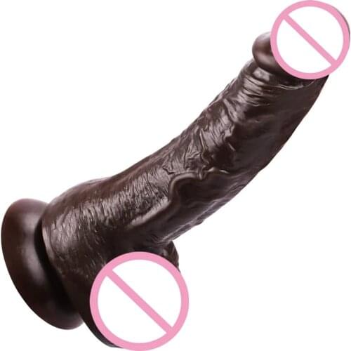 7.8 Inch Realistic Dildo Big Dick Females Masturbation Tools with Strong Sucker Artificial Penis Anal Sex Toys for Women 18