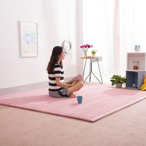 Nordic tatami rug children crawling mat bedroom bedside living room coffee table carpet soft and comfortable not easy to deform