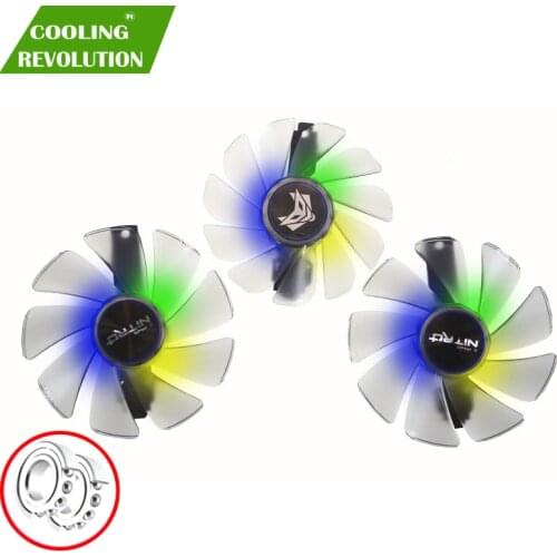 CF1015H12D CF9010H12D RX5700 ARGB Cooler Fan for Sapphire RX 5700 XT 8GB NITRO+ Special Edition Video Card Cooling Fan