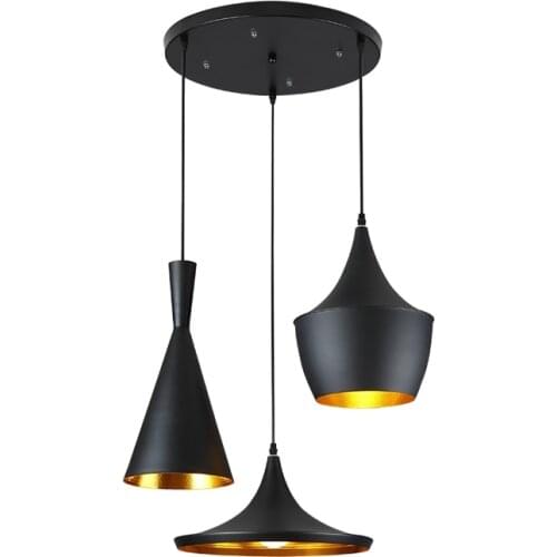 Vintage Pendant Lights LOFT Lamp Music Nordic Pendant Lamp Suspension Luminaire Dining Room Bar Shop Home Industrial Lighting