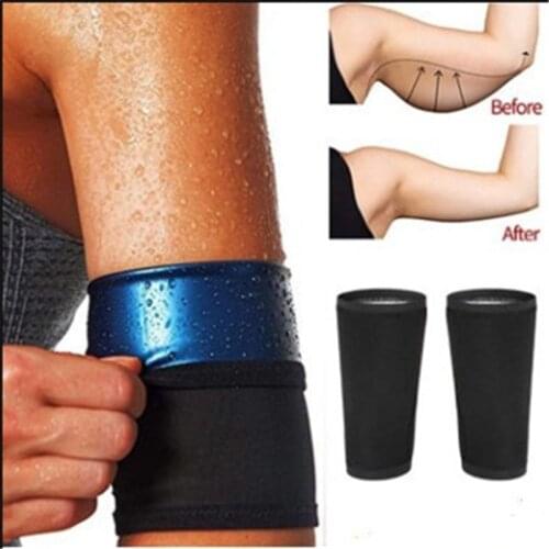 Calorie Off Women Arm Shapers 1Pair=2pcs Sauna Sweating Shapewear Fat Burning Fitness Underwear Loss Weight Gym Workout Wear