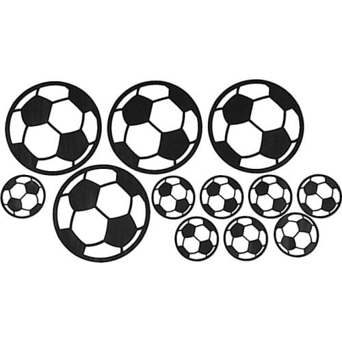 12-balls football soccer balls wall sticker wall tattoo stickers children room decoration