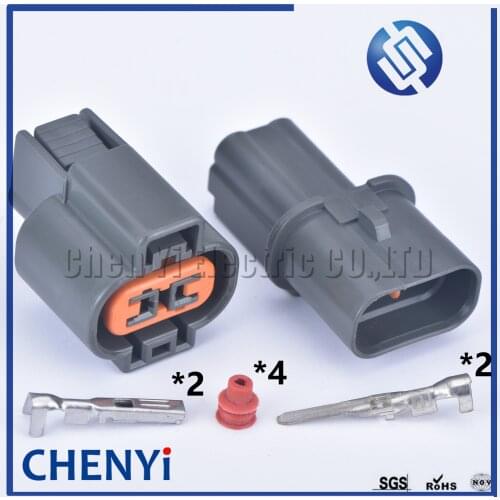 1 set 2pin 2.3 male female Automotive waterproof connector PB625-02127 PB621-02120 lighting 1G/2G knock sensor plug