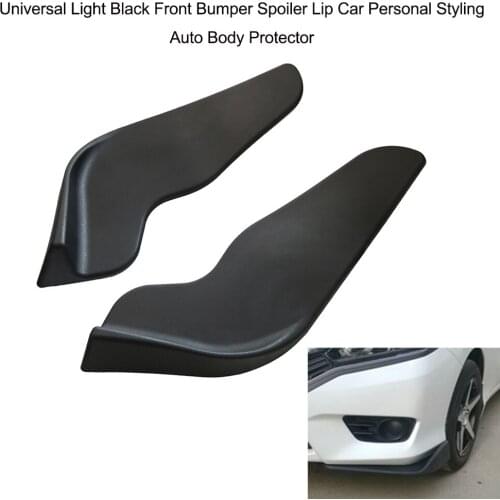 2PCS Universal Front Bumper Spoiler Lip Car Personal Styling Auto Body Protector