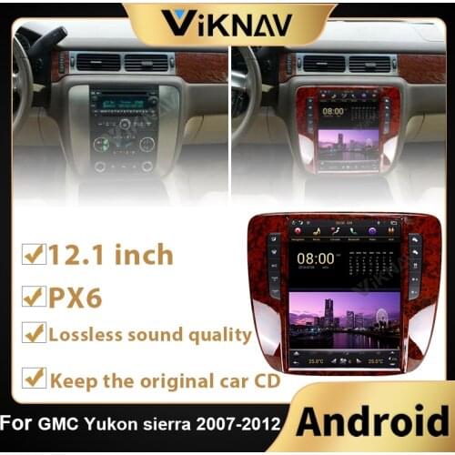 Android PX6 touch screen car Radio for Chevrolet Silverado 2007 2008 2009 -2012 car stereo auto audio head unit navigation