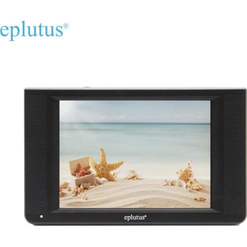 Portable TV for car DVB-T2 Digital tuner Analog mini small auto television Eplutus EP 106T monitor for Russia car AV HDMI