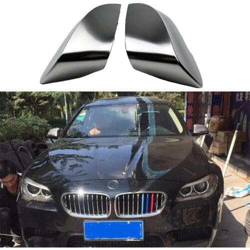 For Bmw F01 F02 F03 F04 F12 F13 F06 F10 F11 For BMW 5 6 7 Series 2012-2018 Matt Chrome Rearview Side Mirror Cover Caps
