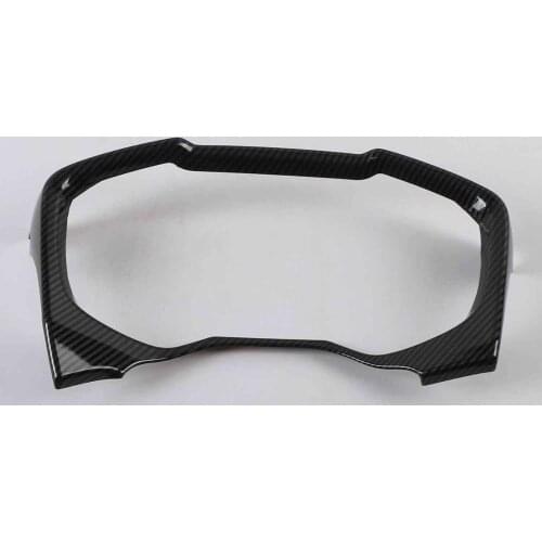 For Toyota RAV4 2019 2020 Carbon Fibre Dashboard Screen Frame Carbon Fiber Color Dashboard Decoration Trim