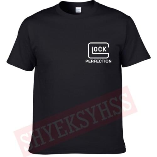 Glock Perfect Shooting Sports T Shirt Mens Military Style 100% Cotton Tshirt Gun Hiking Pistol Military Police T-shirt