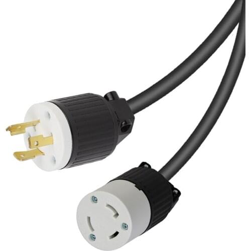 JORINDO NEMA L6-20P male plug TO L5-30R female socket American standard male to female power extension cord,20A/30A