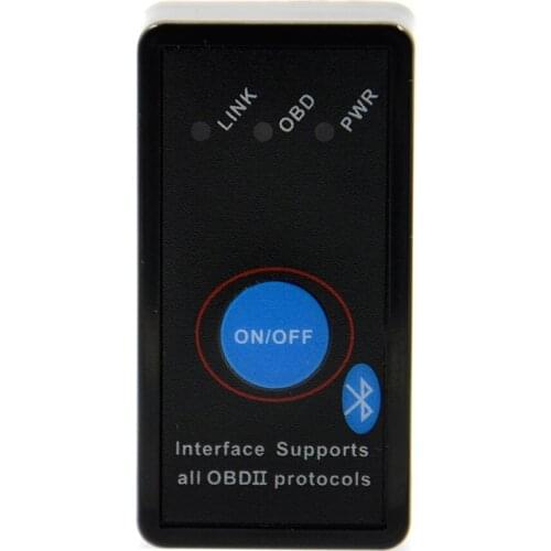 Mini ELM327 with ON/OFF switch ELM 327 Bluetooth OBD2 OBD II CAN-BUS Diagnostic Tool + Switch Works on Android Symbian Windows