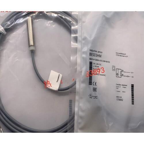 2pcs New High Quality balluff inductive Proximity sensor BESM12MG-UOC30B-BV03