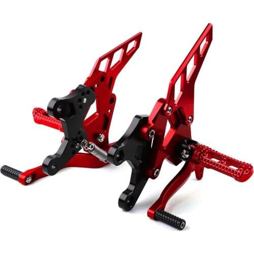 SMOK Motorcycle CNC Aluminum Alloy Rear Sets Rearset Footrest Foot Rest Pegs For Kawasaki Z900 Z 900 2018 2019 2020
