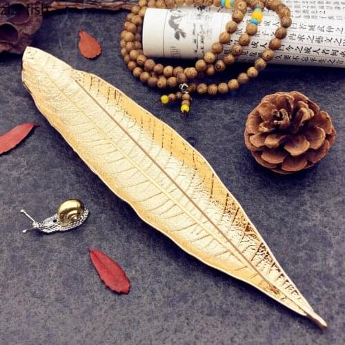 Bronze leaf Incense Scent holder Shen Tan Fragrant line incense burner bracket Household Vaporizer Decoration Home Decorations